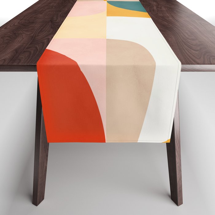 modern shapes 7 Table Runner Gallery Image 1