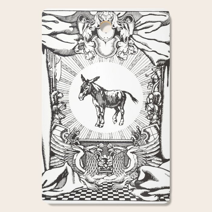 Donkey by Ivan Bilibin, 1906 Cutting Board Gallery Image 1