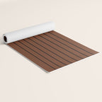 Minimal Arch XLII Brick Red Modern Geometric Lines Yoga Mat Gallery Image 2
