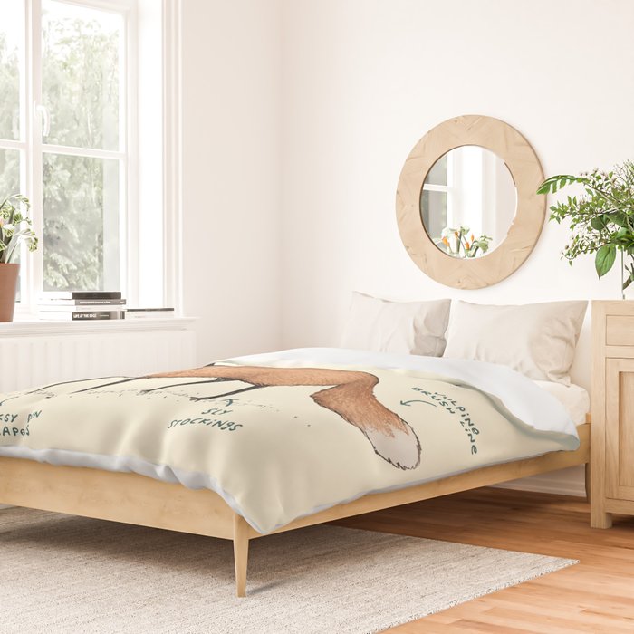 Anatomy of a Fox Duvet Cover Gallery Image 2