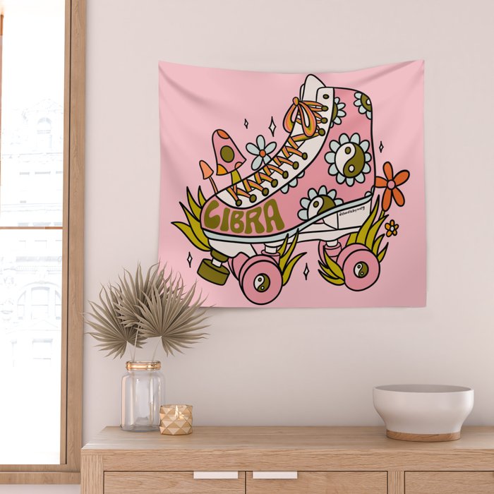 Libra Roller Skate Wall Tapestry Gallery Image 2