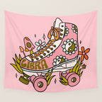 Libra Roller Skate Wall Tapestry Gallery Image 4