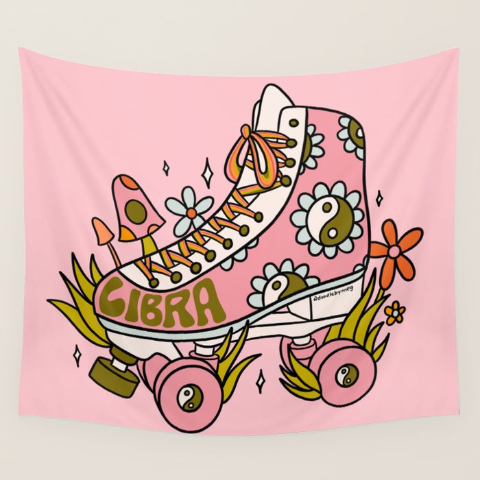 Libra Roller Skate Wall Tapestry Gallery Image 4