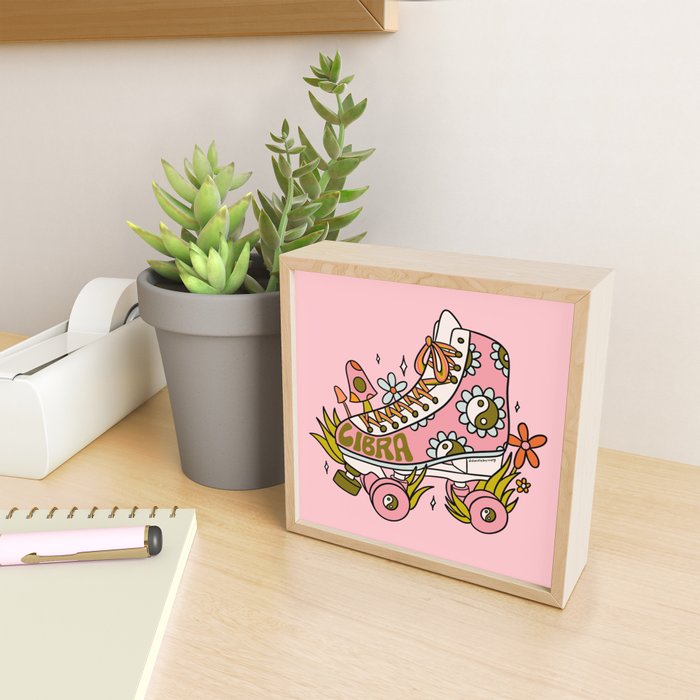 Libra Roller Skate Mini Art Print Gallery Image 2