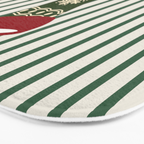 Christmas Stocking Green Bath Mat Gallery Image 3