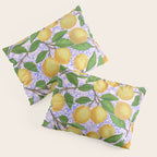 Lemonade on Pink Tile Pillow Sham Gallery Image 3