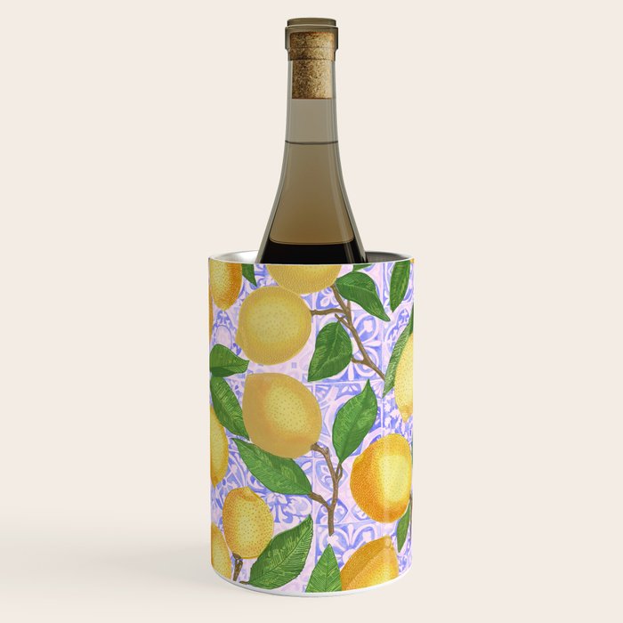 Lemonade on Pink Tile Wine Chiller Gallery Image 3