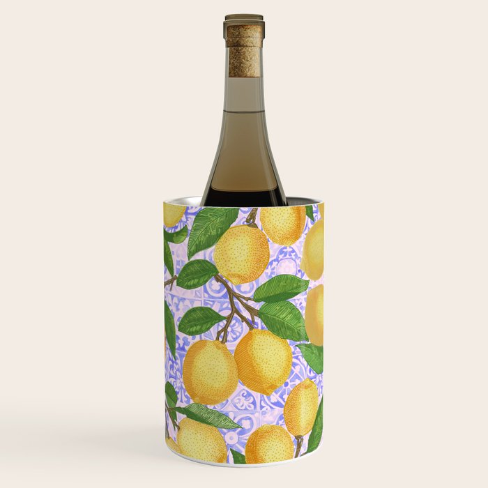 Lemonade on Pink Tile Wine Chiller Gallery Image 1