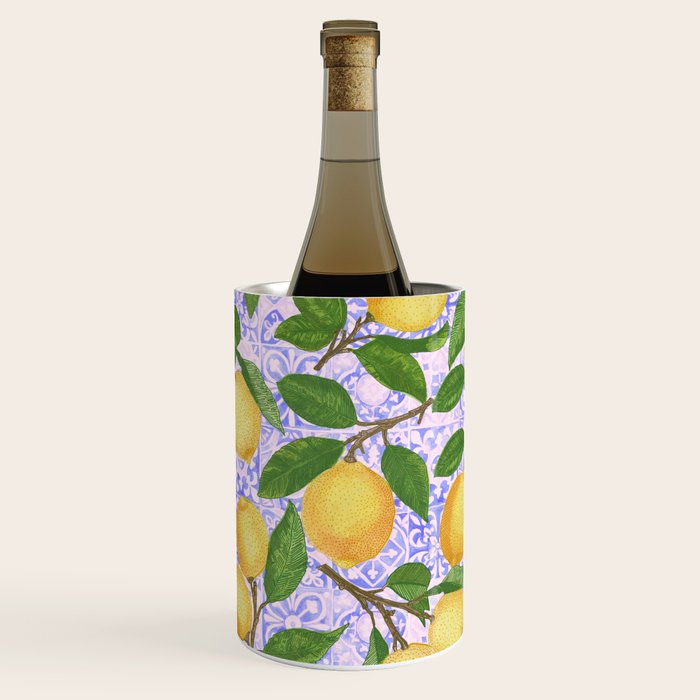 Lemonade on Pink Tile Wine Chiller Gallery Image 2