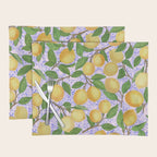Lemonade on Pink Tile Placemat Gallery Image 1