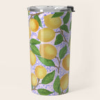 Lemonade on Pink Tile Travel Mug Gallery Image 2