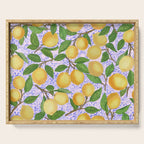 Lemonade on Pink Tile Serving Tray Gallery Image 1