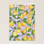 Lemonade on Pink Tile Stationery Card Gallery Image 2