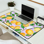 Lemonade on Pink Tile Desk Mat Gallery Image 2