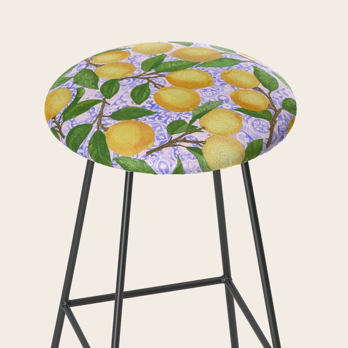 Lemonade on Pink Tile Stool Gallery Image 2