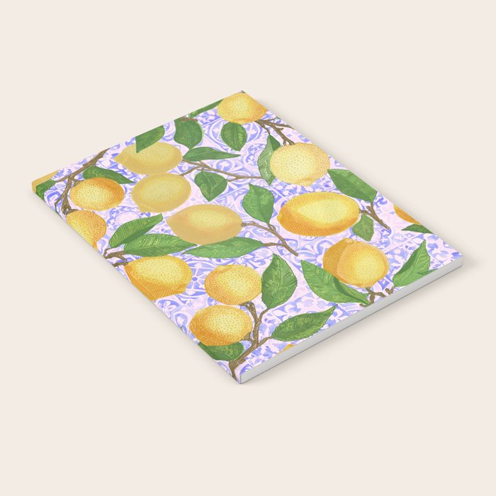 Lemonade on Pink Tile Notebook Gallery Image 2