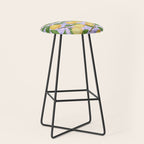 Lemonade on Pink Tile Stool Gallery Image 1