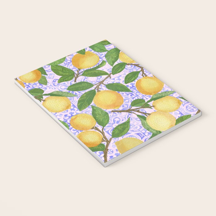 Lemonade on Pink Tile Notebook Gallery Image 3