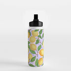Lemonade on Pink Tile Water Bottle Gallery Image 2