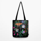 Mantis and Moth Cactus Flower Tote Bag Gallery Image 2