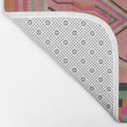 Geometric Tribal Guardian Abstract Textile Art Bath Mat Gallery Image 2