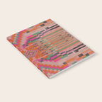 Geometric Tribal Guardian Abstract Textile Art Notebook Gallery Image 2