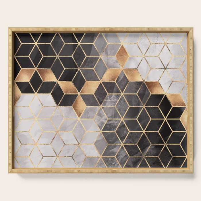 Smoky Cubes Serving Tray Gallery Image 1