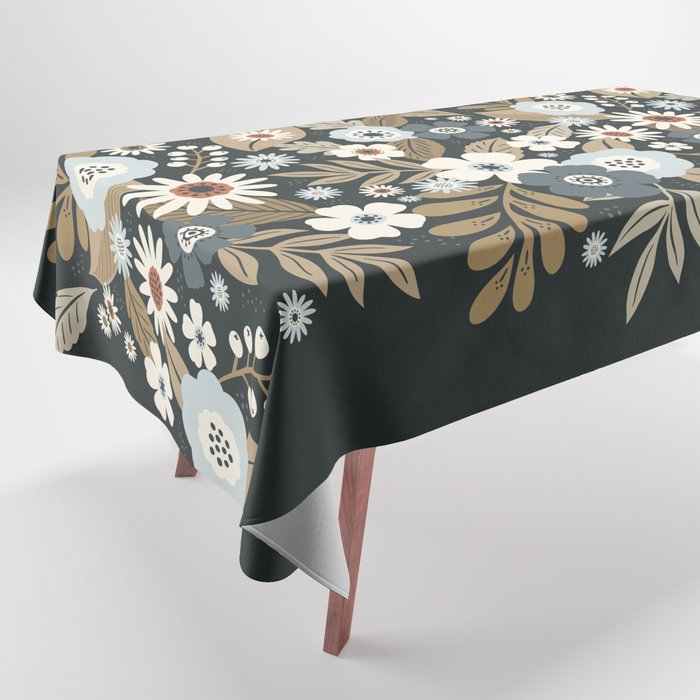 Fall Floral Botanicals Tablecloth Gallery Image 1