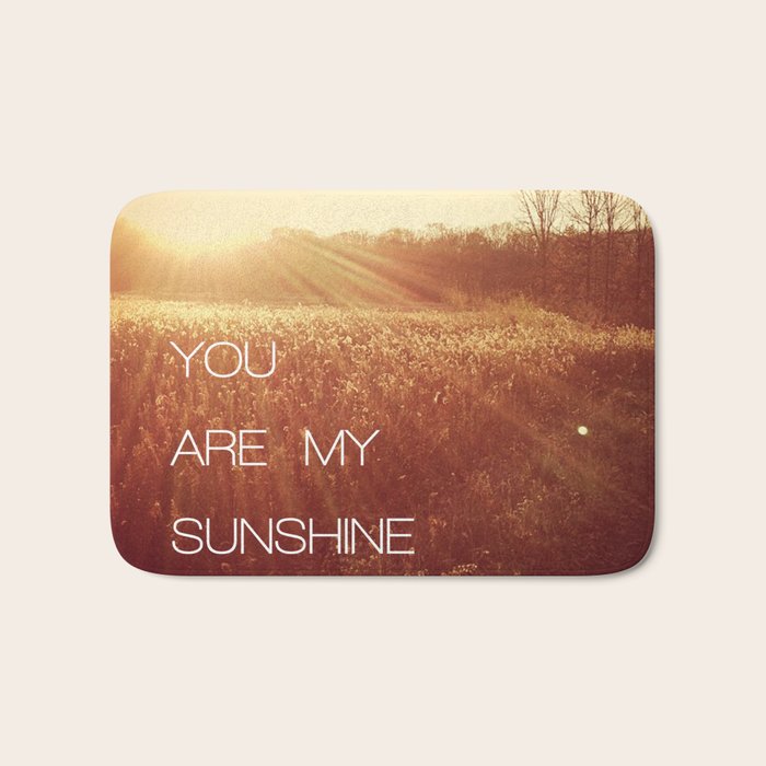You Are my Sunshine Bath Mat Gallery Image 1