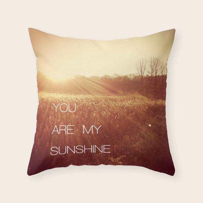 You Are my Sunshine Throw Pillow Gallery Image 6