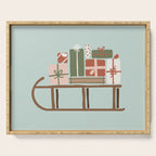 Christmas Sleigh Serving Tray Gallery Image 1