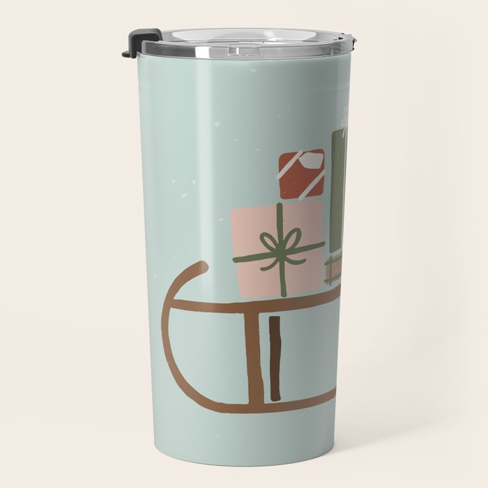 Christmas Sleigh Travel Mug Gallery Image 3
