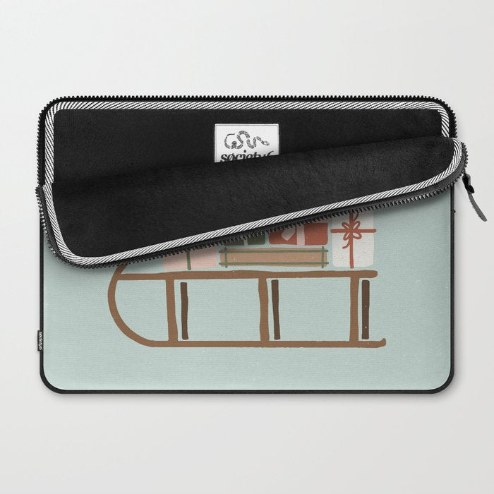 Christmas Sleigh Laptop Sleeve Gallery Image 2