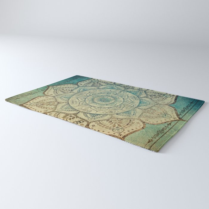 Faded Bohemian Mandala Rug Gallery Image 3