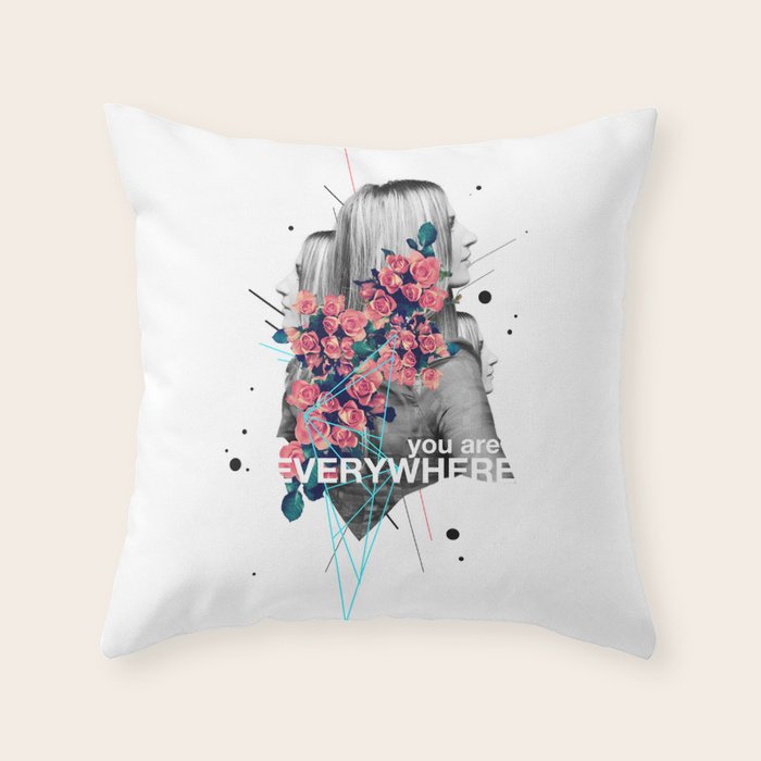 You Are Everywhere Throw Pillow Gallery Image 6