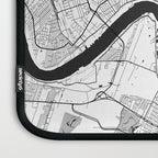 New Orleans Map Gray Laptop Sleeve Gallery Image 3