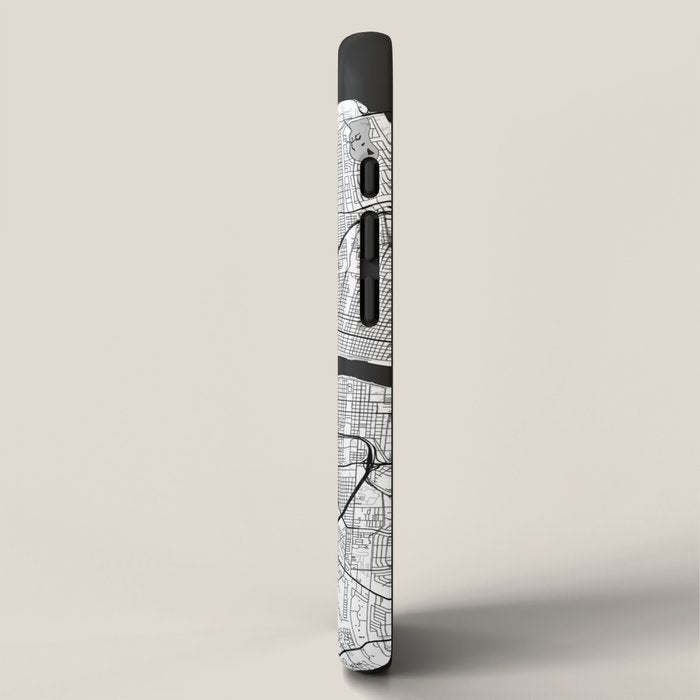 New Orleans Map Gray iPhone Case Gallery Image 2