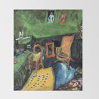 Marc Chagall The Studio Throw Blanket Gallery Image 2