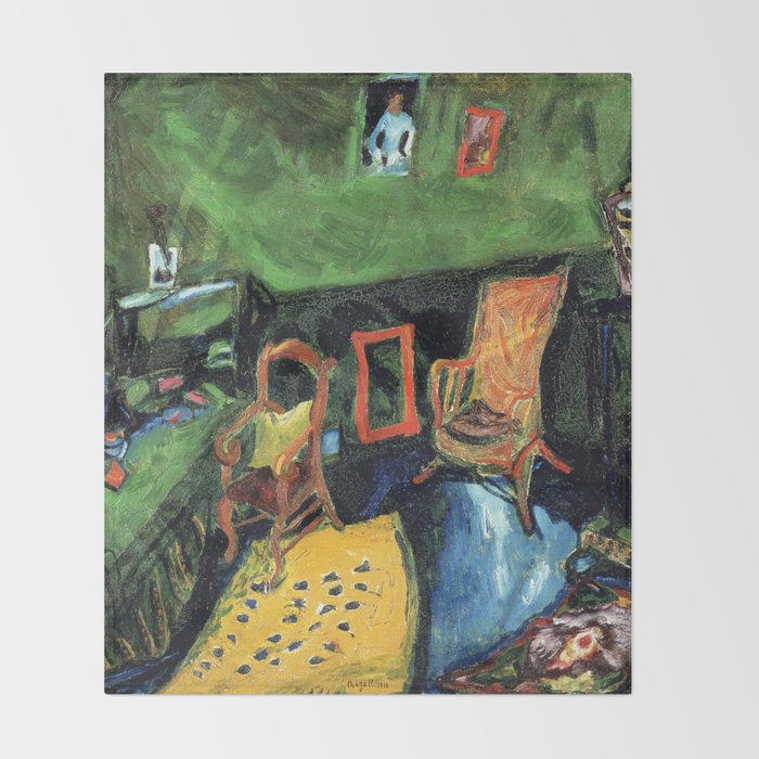 Marc Chagall The Studio Throw Blanket Gallery Image 2