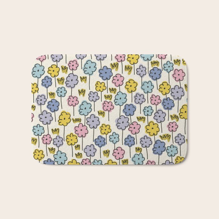 Summer Garden #13 Bath Mat Gallery Image 1