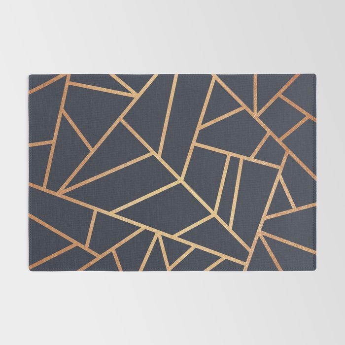 Copper and Midnight Navy Rug Gallery Image 2