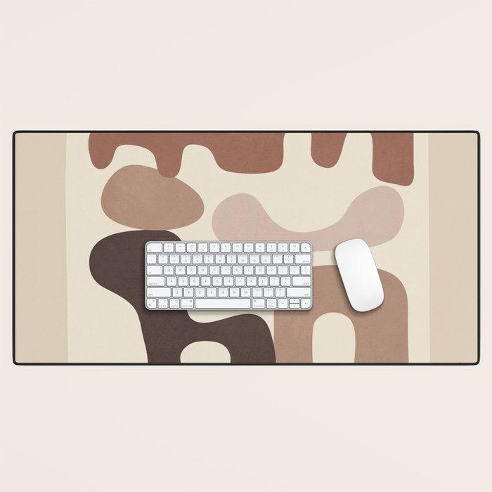 Fluid Whispers V Desk Mat Gallery Image 1