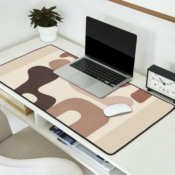 Fluid Whispers V Desk Mat Gallery Image 2