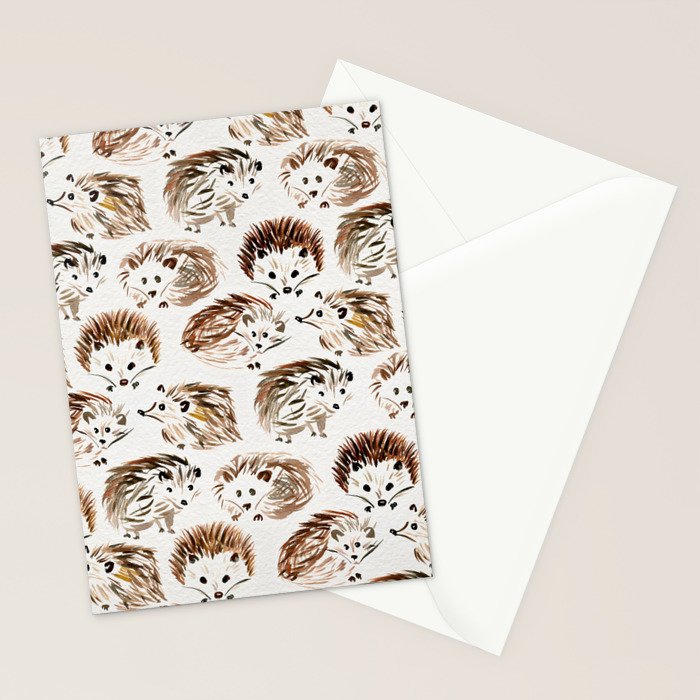 Hedgehogs Stationery Card Gallery Image 2