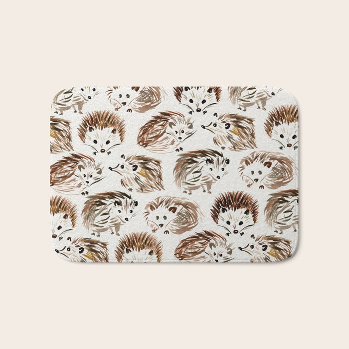 Hedgehogs Bath Mat Gallery Image 1