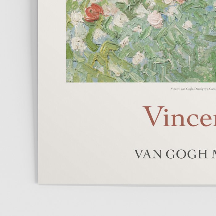 Vincent Van Gogh Daubignys Garden 1890 Art Exhibition Print Poster Gallery Image 3