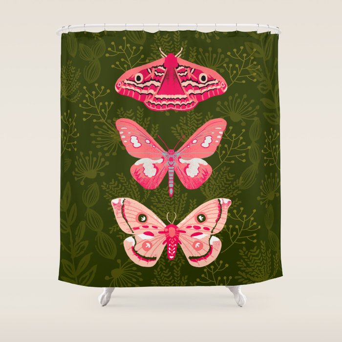 Lepidoptery No. 7 by Andrea Lauren  Shower Curtain Gallery Image 1