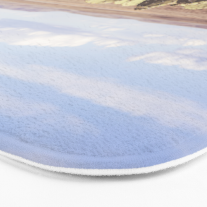West Texas Landscape x Marathon Prickly Pear Cactus Photography Bath Mat Gallery Image 3