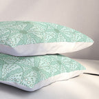 Sea Urchins - Aqua Blue Pillow Sham Gallery Image 3