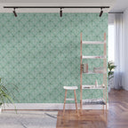Sea Urchins - Aqua Blue Wall Mural Gallery Image 1